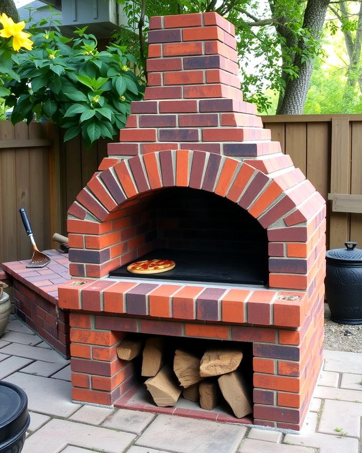 Brick Oven BBQ Pit