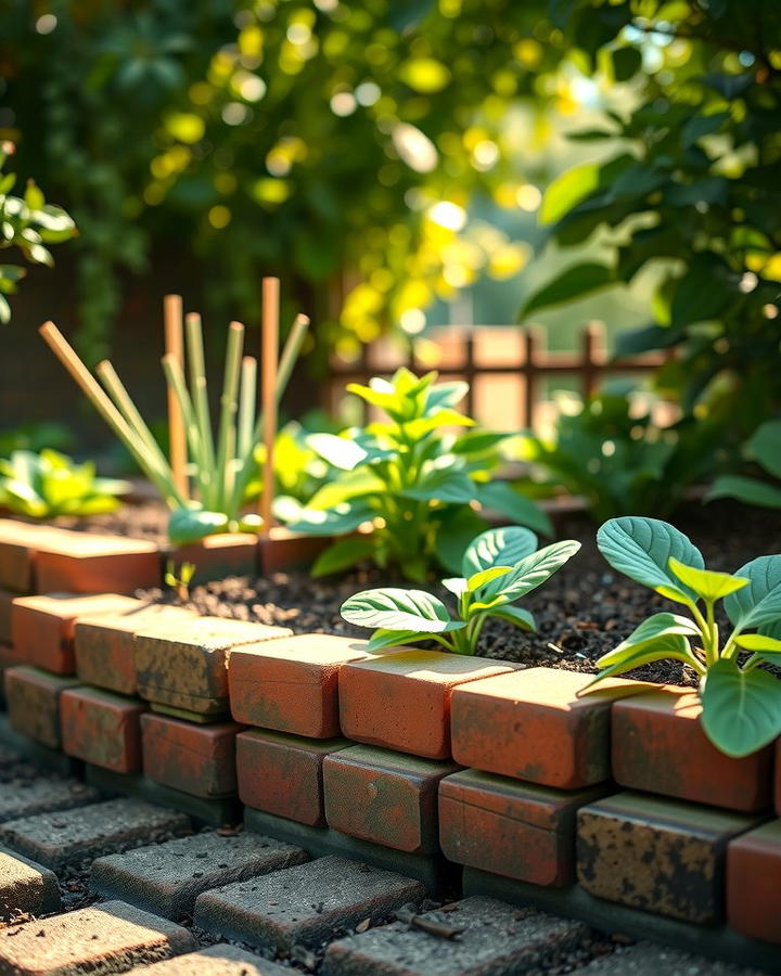 Brick Raised Beds