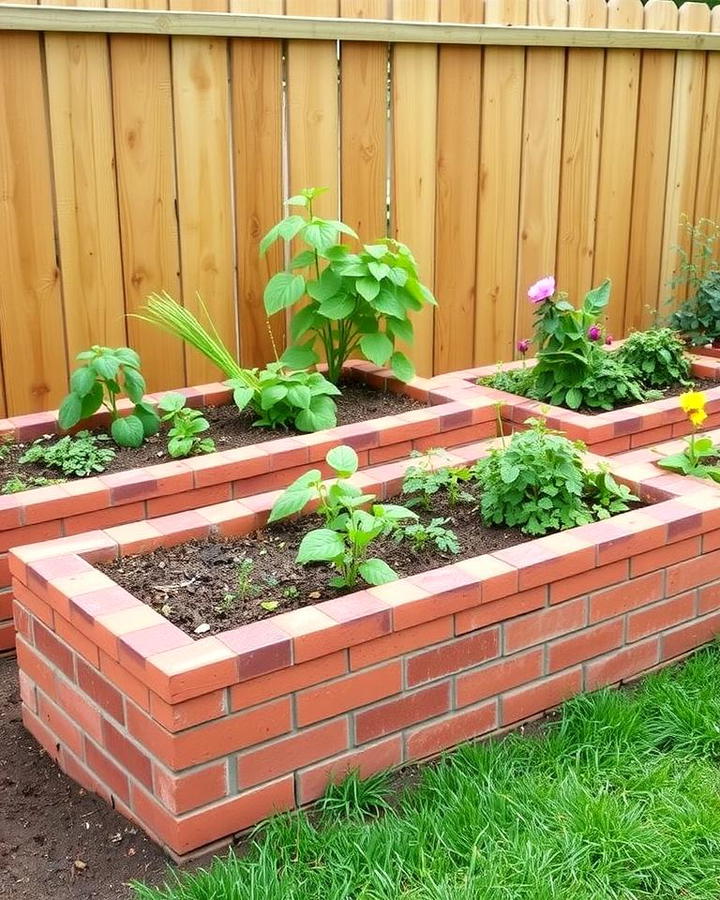 Brick Raised Beds