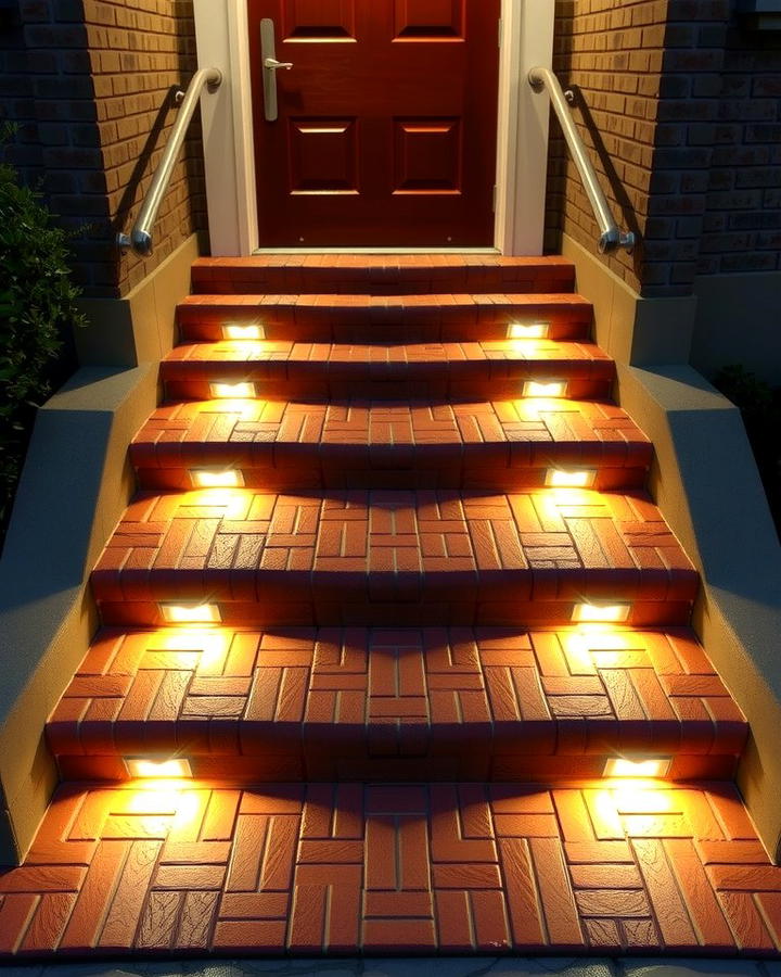 Brick Steps with LED Lighting 2