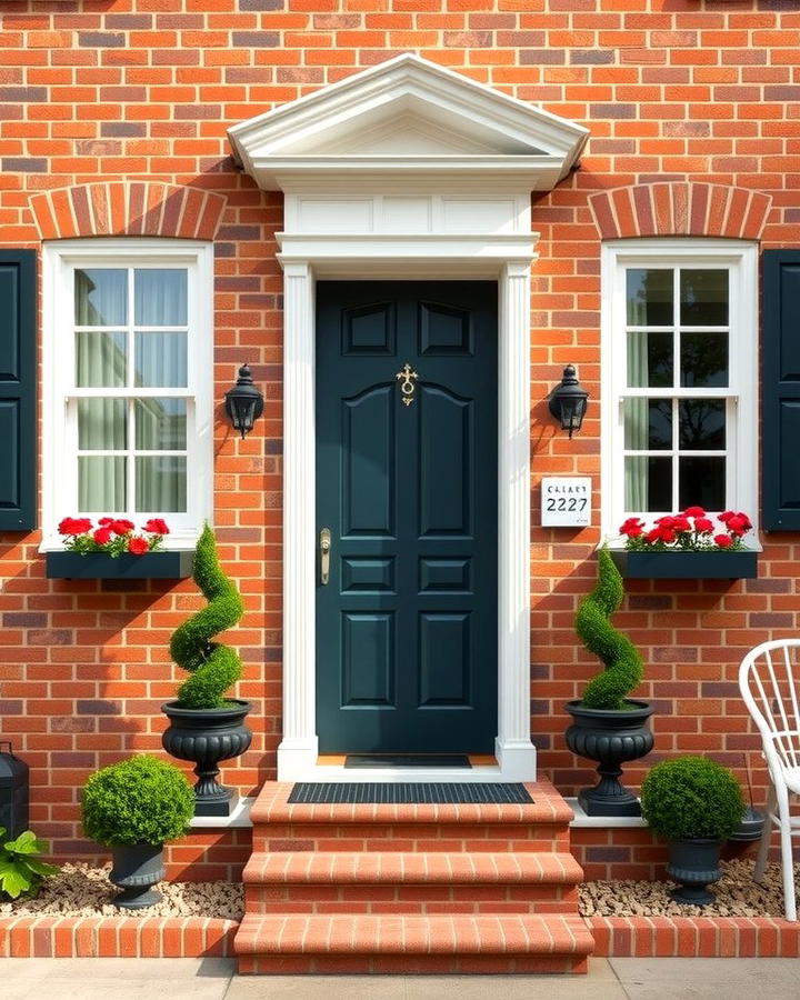 Brick Wainscoting for Classic Appeal