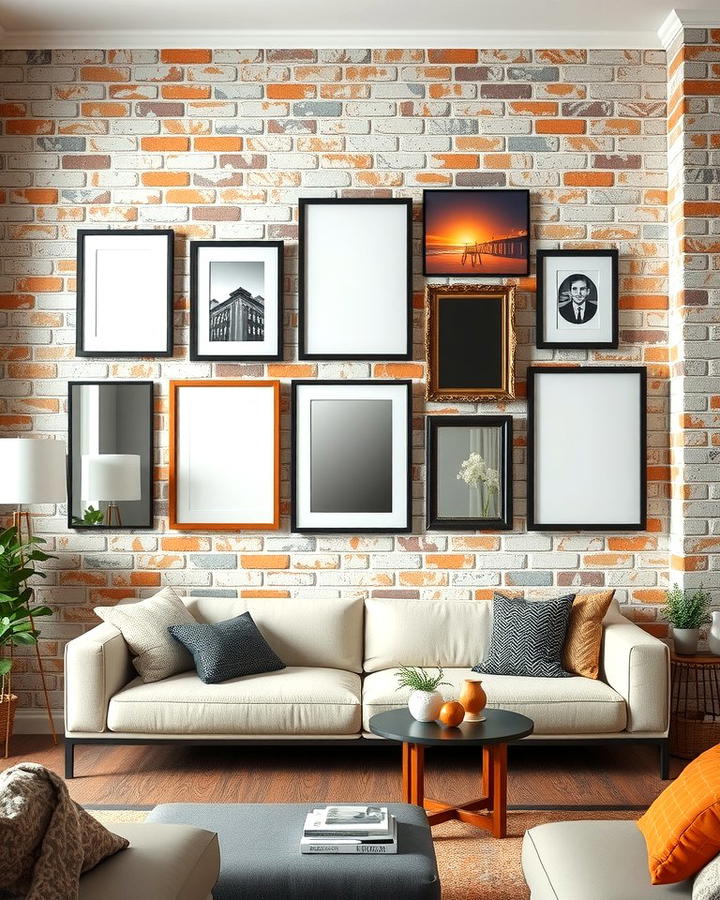 Brick Wall Gallery Display