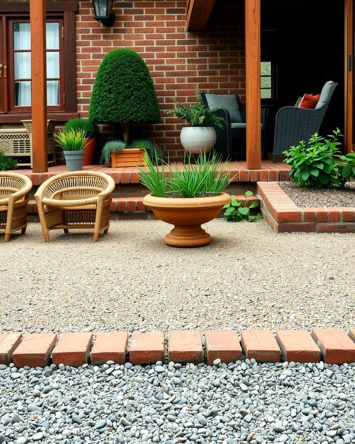 Brick and Gravel Combination