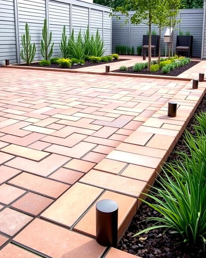 Brick and Metal Edging