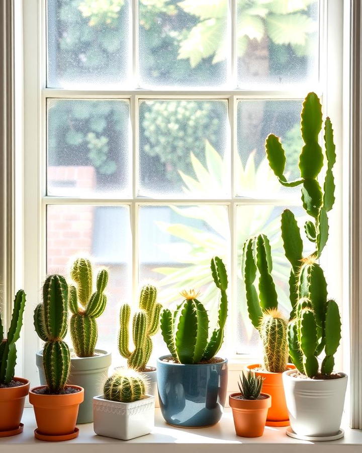 Bright Indoor Cacti