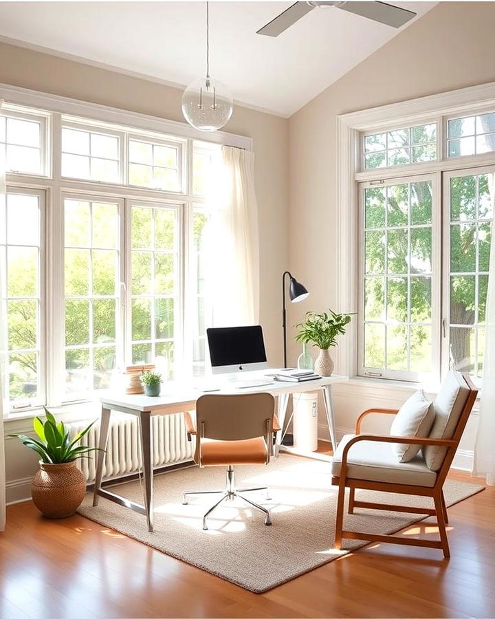 Bright and Airy Workspace