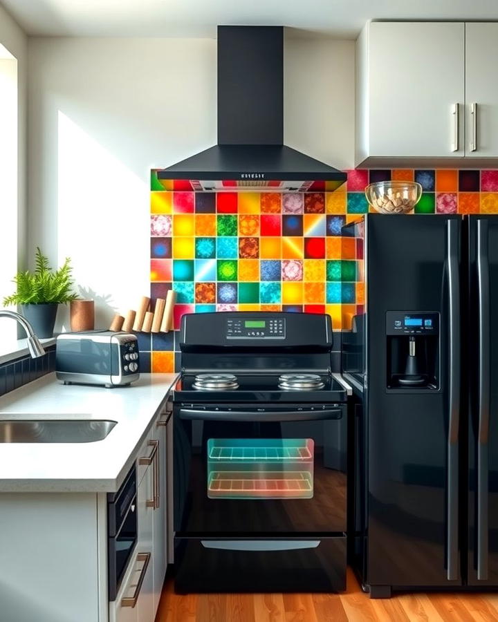 Bright and Bold with Colorful Backsplashes