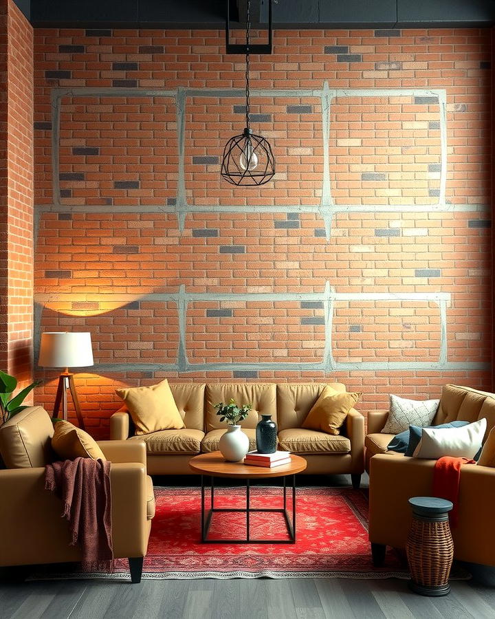 Brown Brick Walls for Industrial Chic