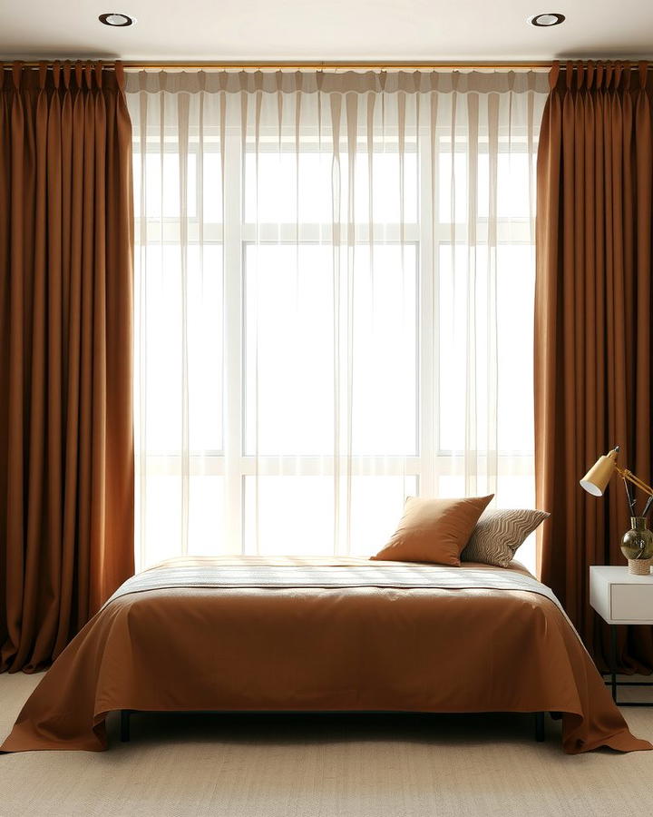 Brown Curtains or Drapes