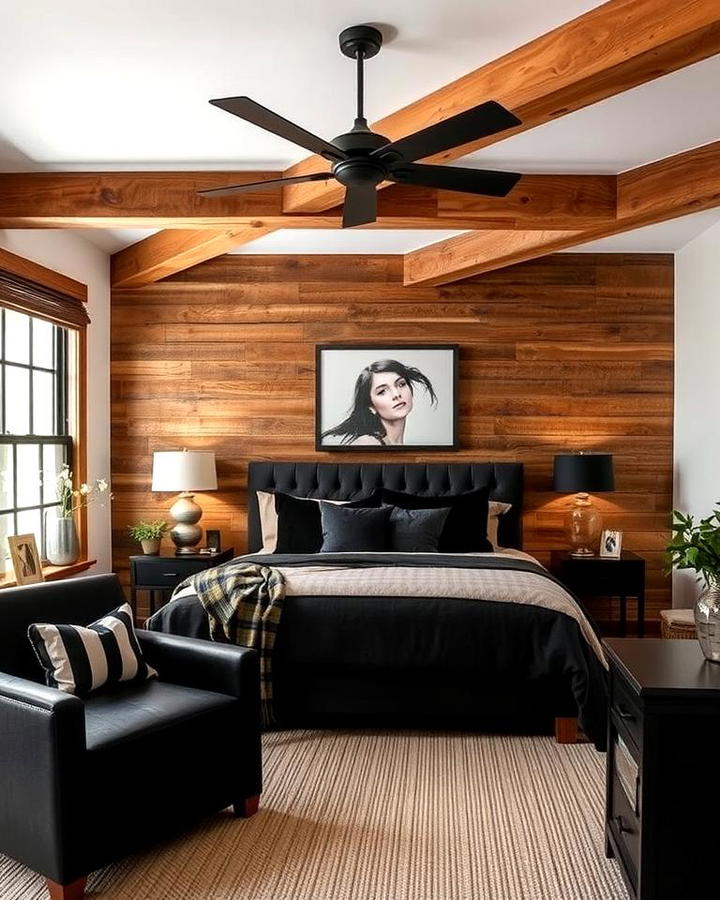 Brown Exposed Wooden Beams