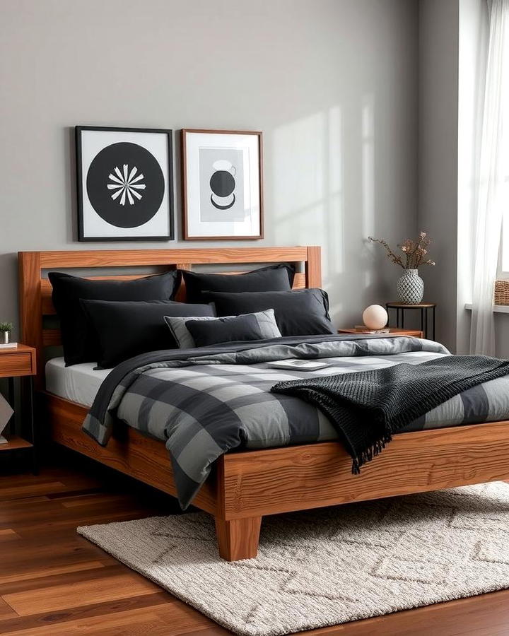 Brown Wooden Bed Frames