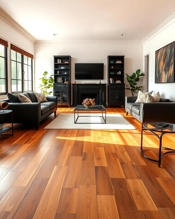 Brown Wooden Floors for Natural Warmth