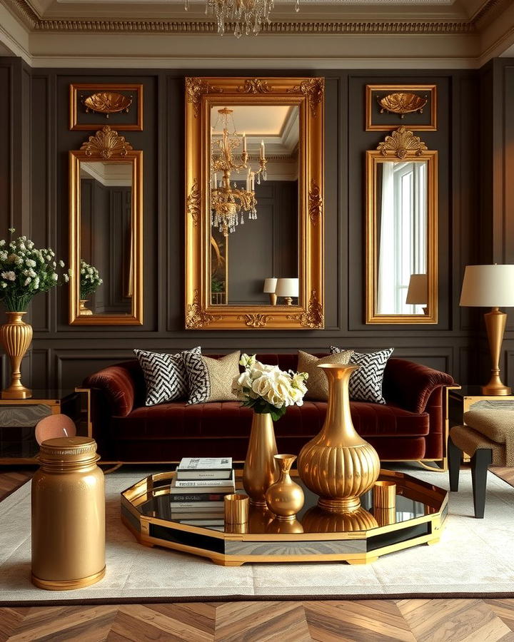 Brown and Gold Decor for a Luxe Look