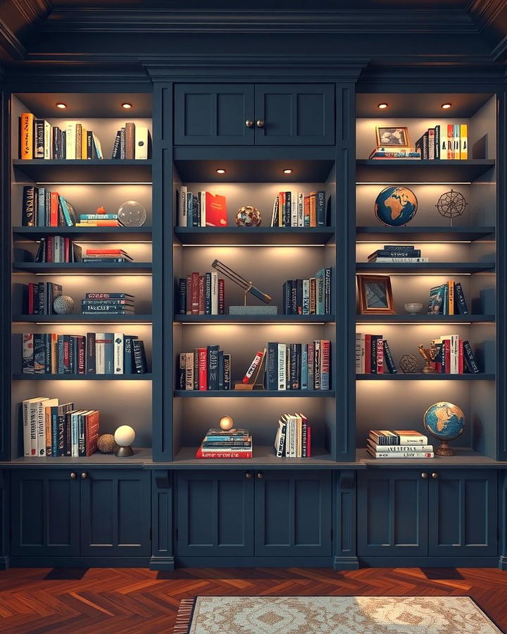 Built In Bookshelves