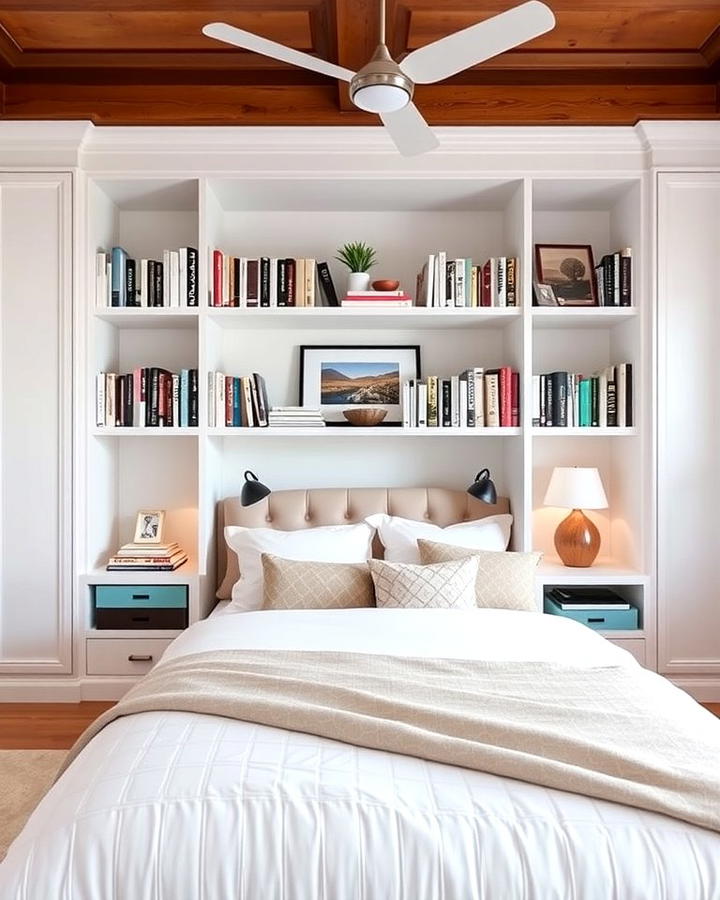 Built In Bookshelves for Functionality