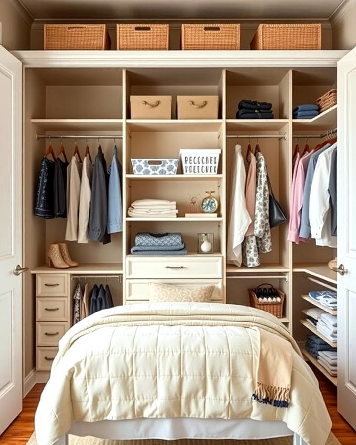 Built In Closet Organizers for Efficiency