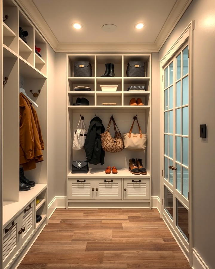 Built In Entryway Lockers