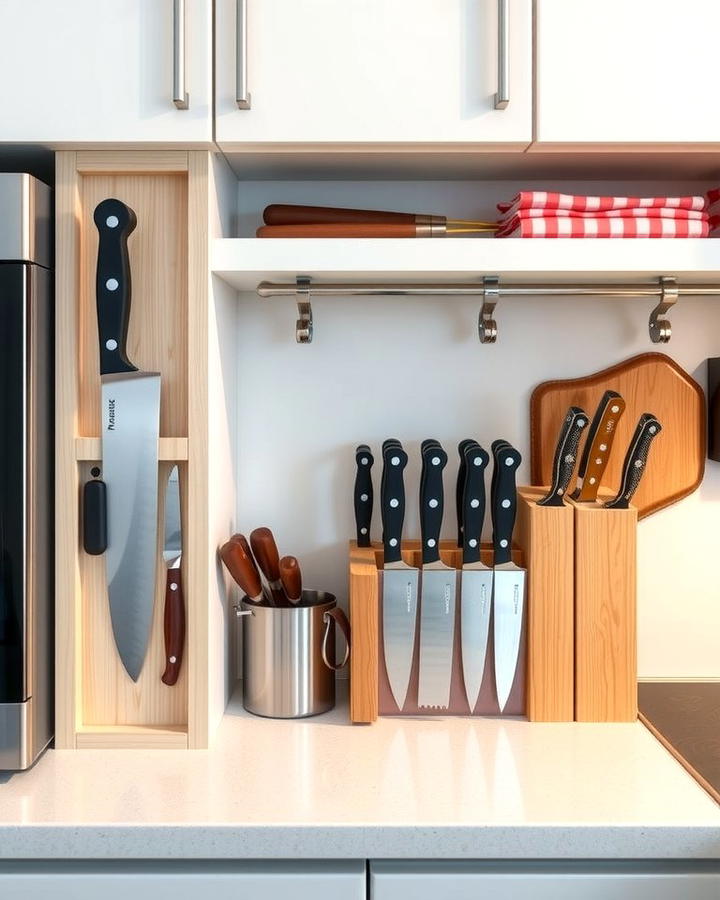 Built In Knife Storage