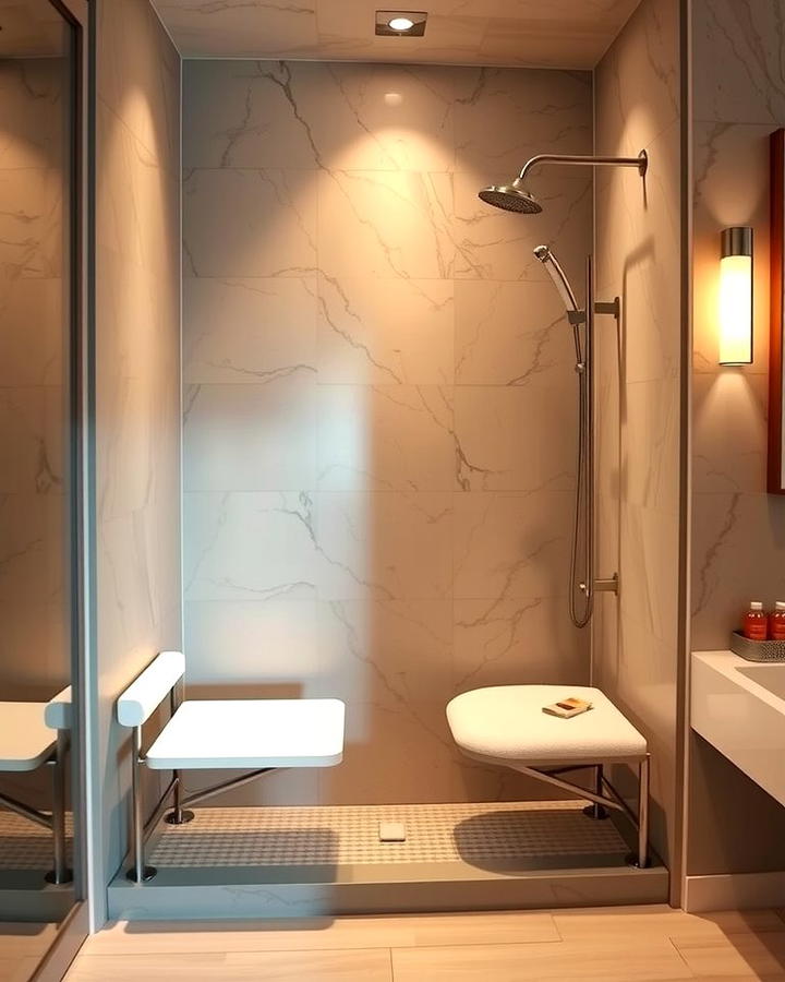 Built In Shower Seating