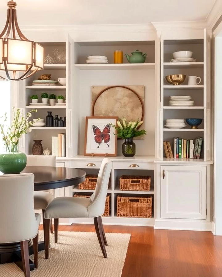 Built In Storage for Seamless Organization