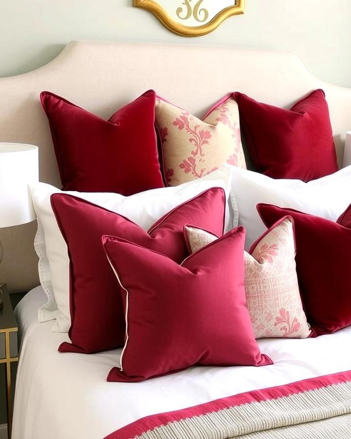 Burgundy Decorative Pillows