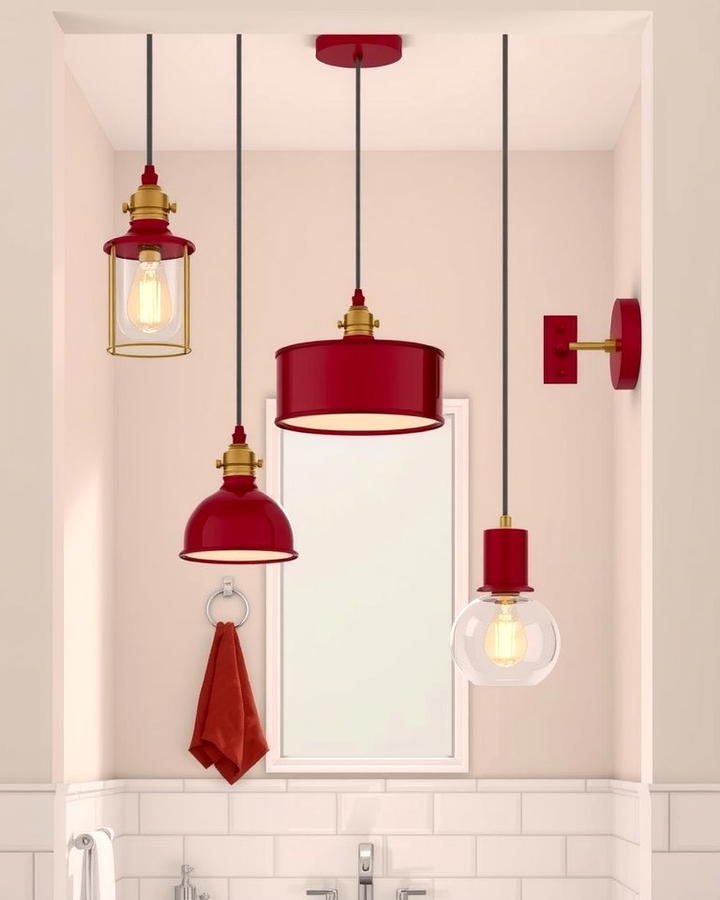 Burgundy Lighting Fixtures