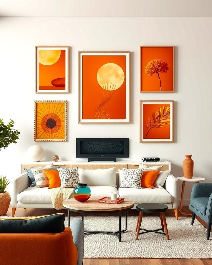 Burnt Orange Artwork