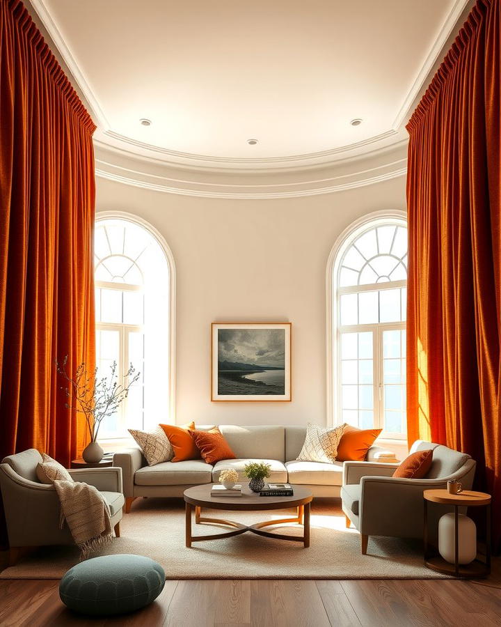 Burnt Orange Curtains