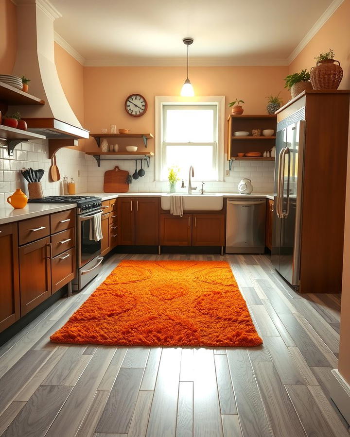 Burnt Orange Kitchen Rugs 2