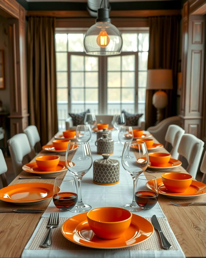 Burnt Orange Tableware