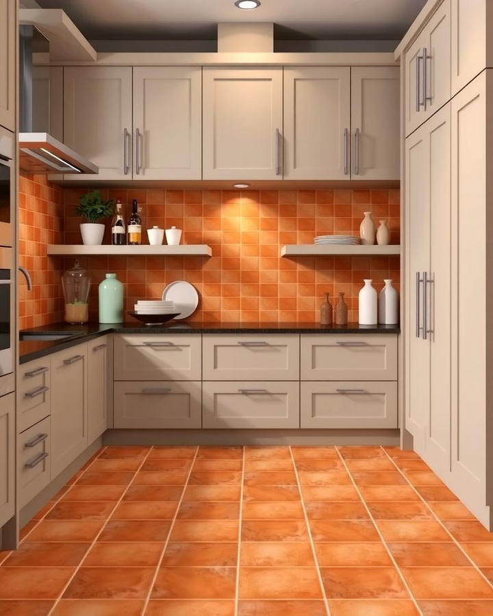 Burnt Orange Tiles