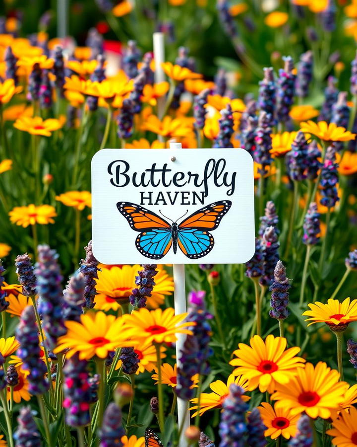 Butterfly Haven Sign