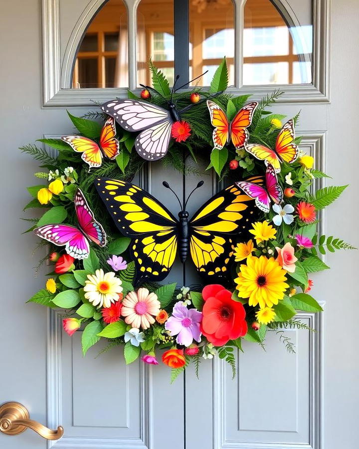 Butterfly Themed Wreath