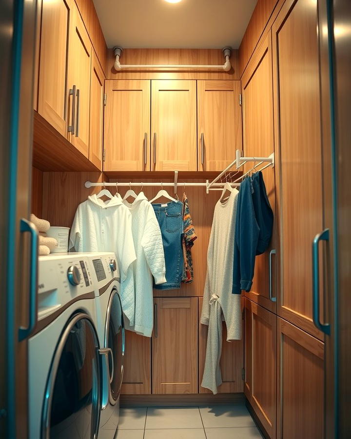 Cabinets with Built In Drying Racks