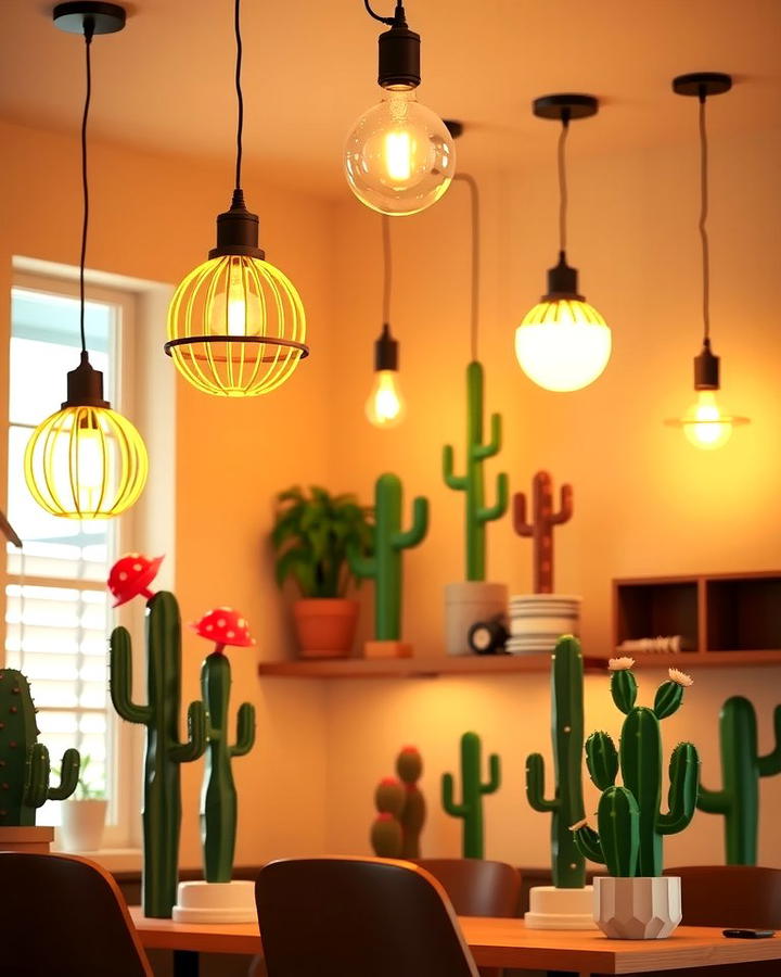 Cactus Shaped Light Fixtures