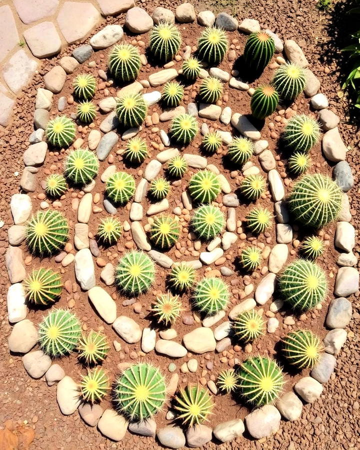 Cactus Spiral Garden