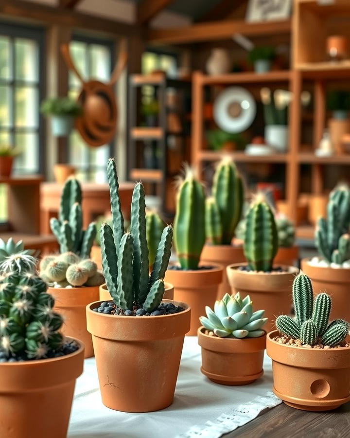 Cactus and Succulent Centerpieces