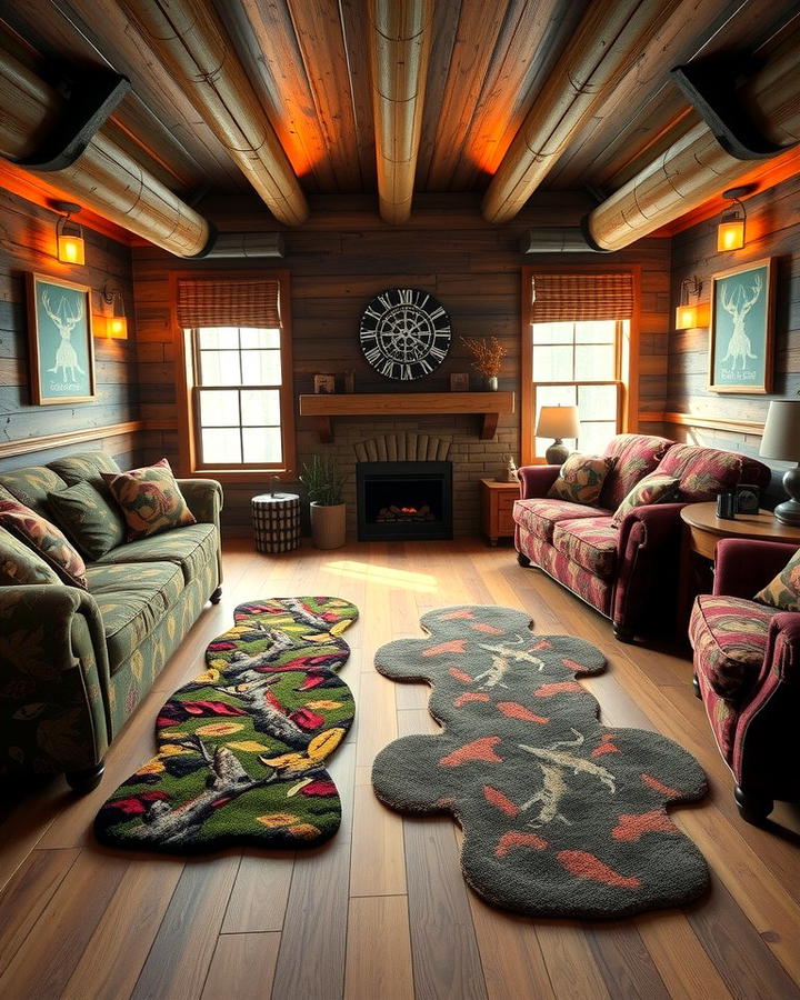 Camouflage Area Rugs for Coziness