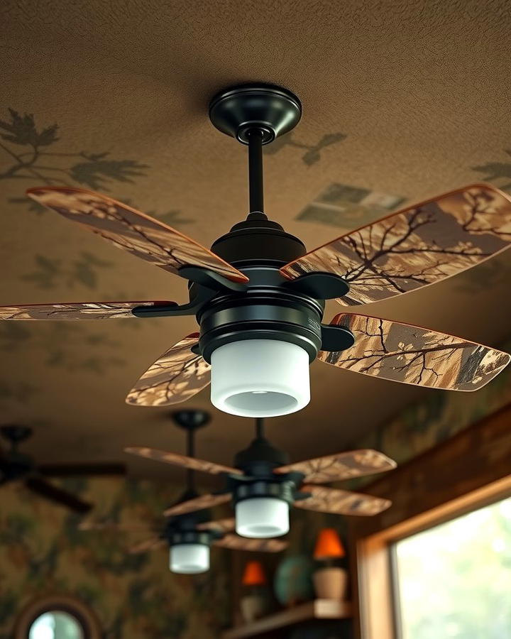 Camouflage Ceiling Fans for Practical Style