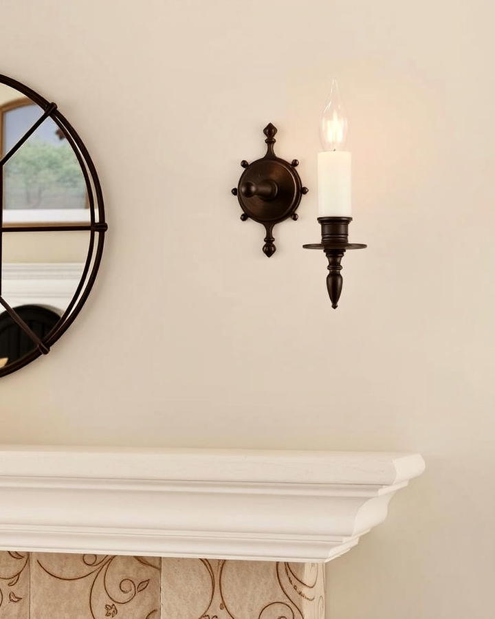 Candle style Sconces for Fireplace