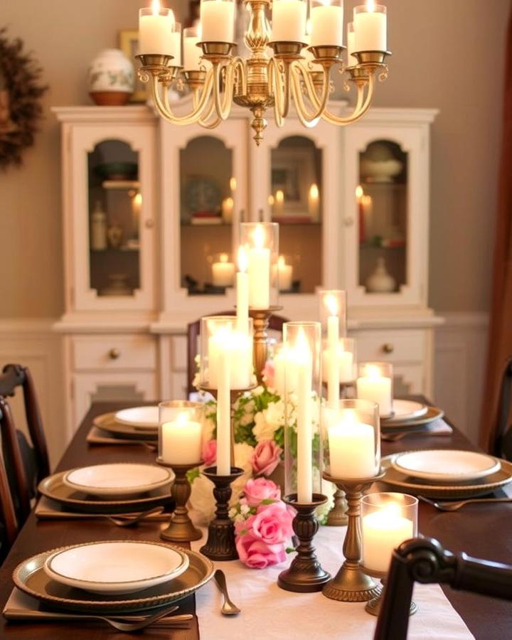 Candlelit Centerpieces for Romantic Ambiance