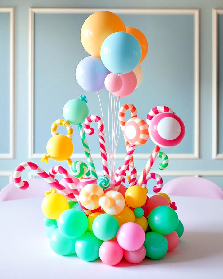 Candyland Delight Balloon Centerpiece