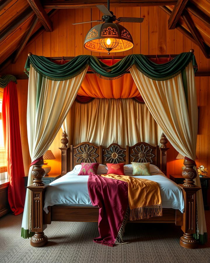 Canopy Beds with Mexican Flair