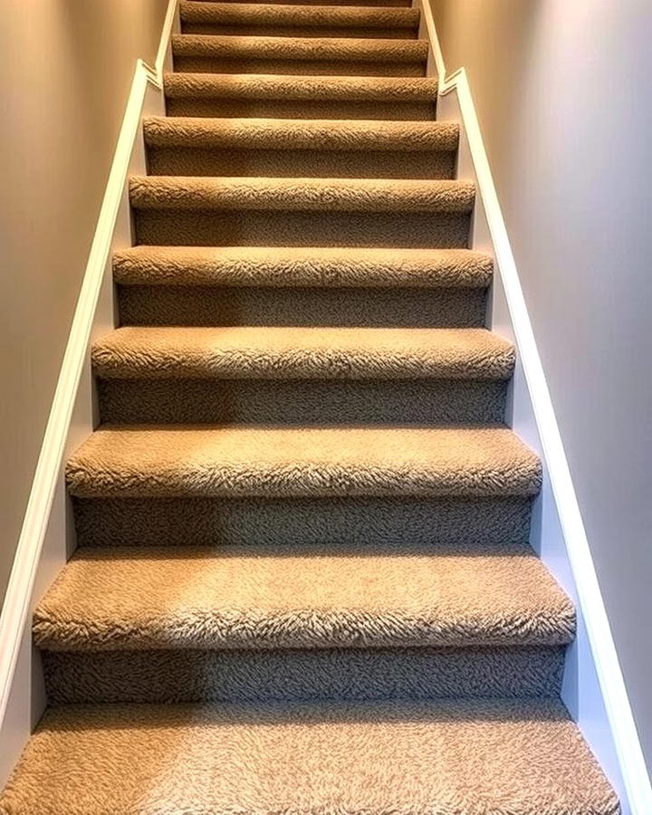 Carpeted Stairs for Comfort