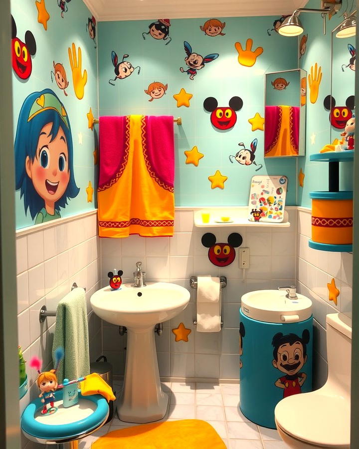 Cartoon Character Bathroom