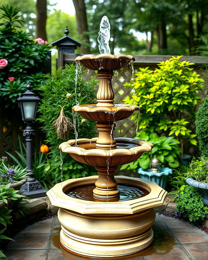 Cascading Tiered Fountain