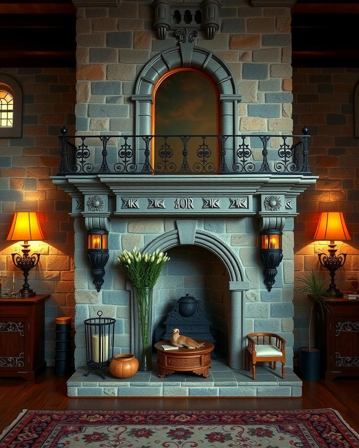 Castle Inspired Fireplaces