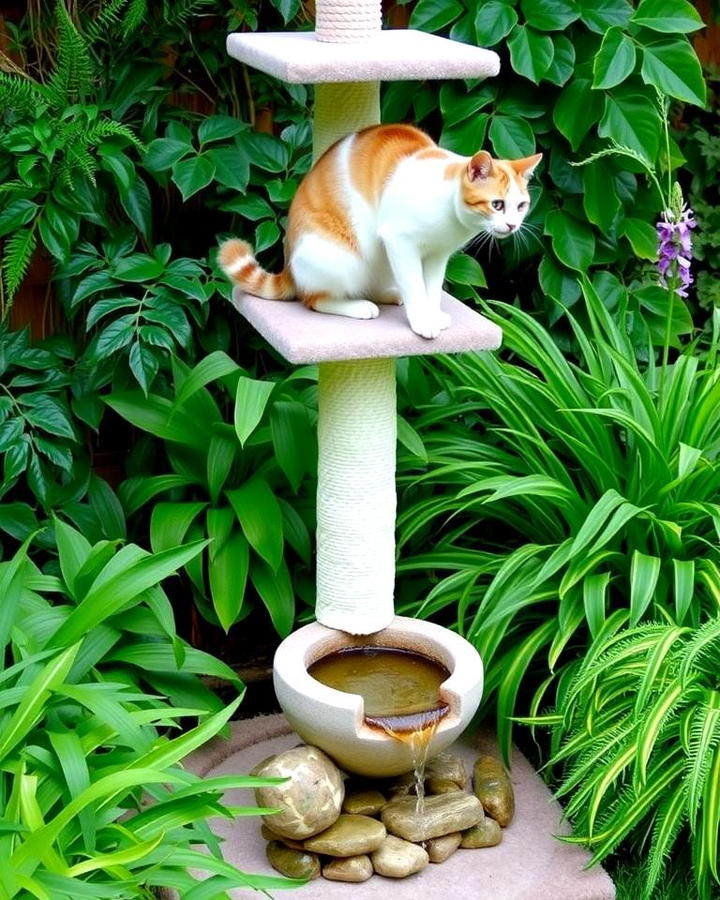 Cat Tree with Water Features