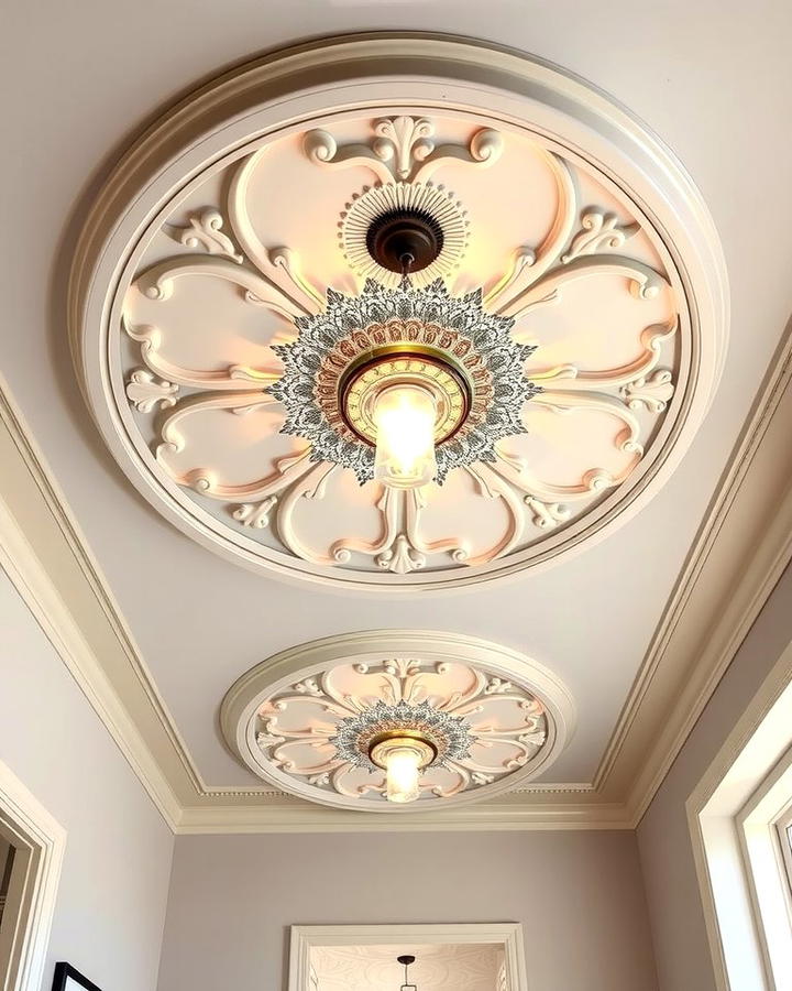 Ceiling Medallions with Trim