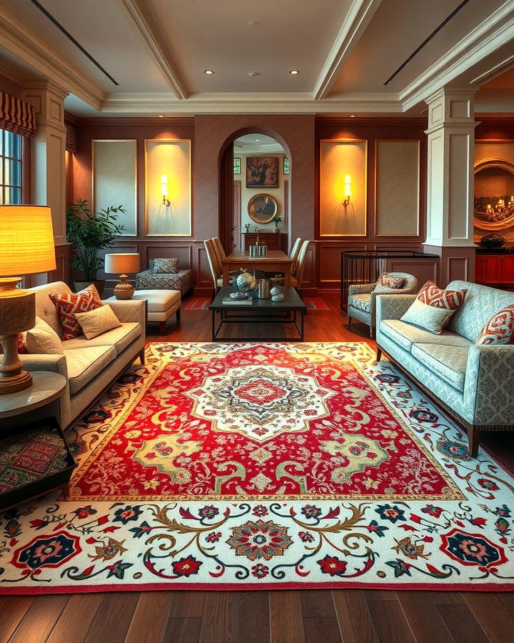 Central Rug Arrangement